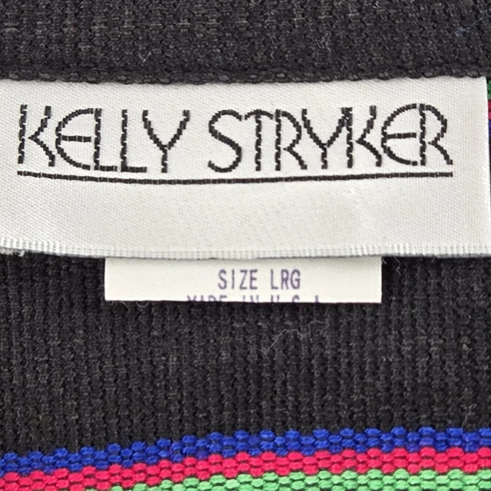 Kelly Stryker Western Colorful Striped Chic Blazer